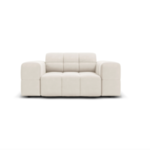 Fauteuil Chicago velvet, Cosmopolitan Design, Creme